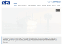 Tablet Screenshot of eta-ltd.com